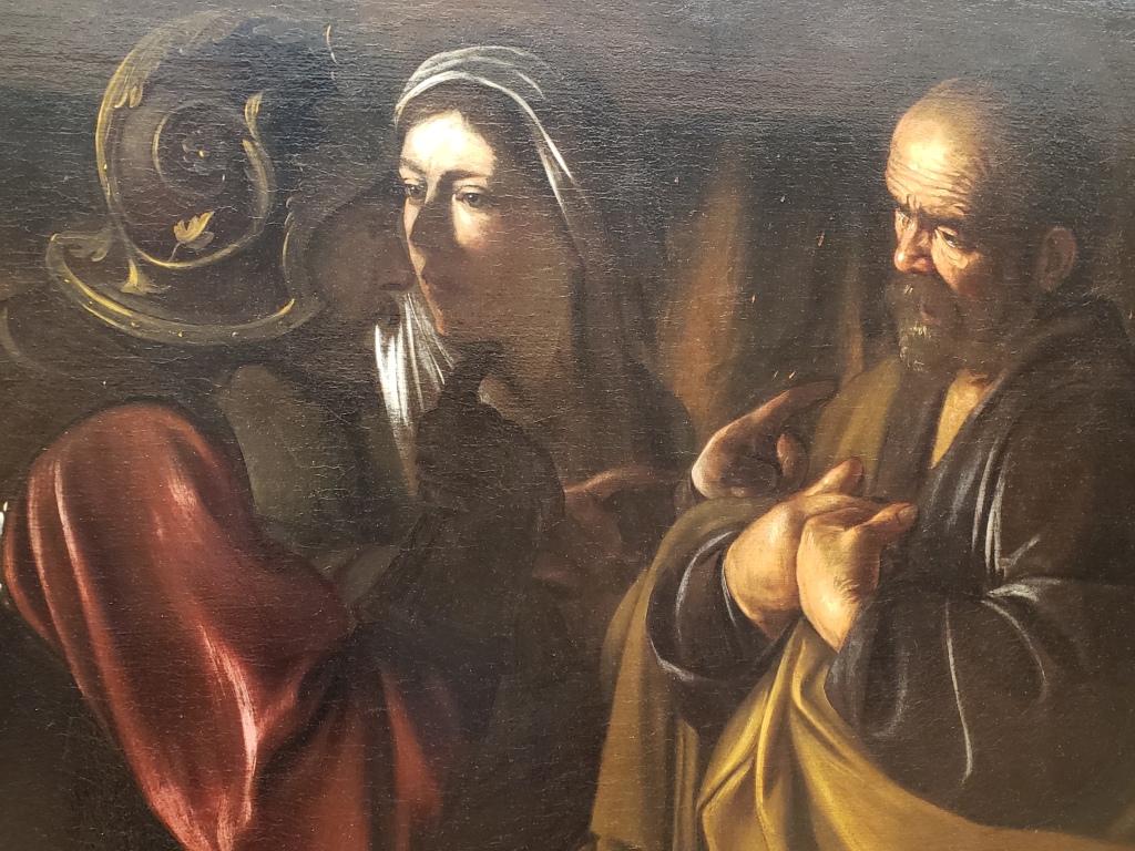 Accusation of St. Peter by Caravaggio
